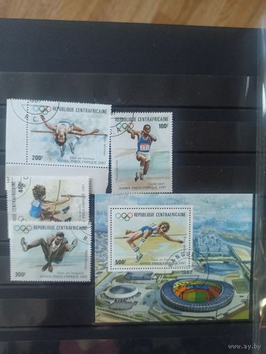 Центральноафриканская республика. 1987. Олимпийские игры.