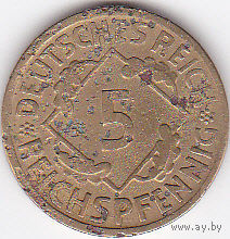 5 рейспфенниг 1926 A