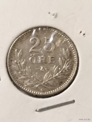Швеция 25 оре 1939 серебро