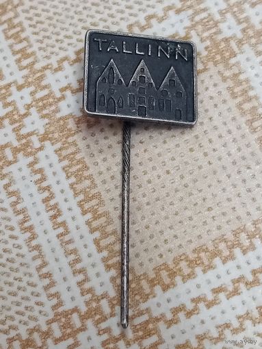Лацканный знак. TALLINN. Эстония. Ретро СССР.