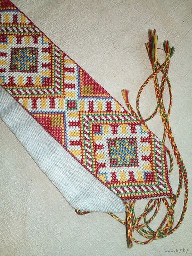 Пояс вышитый #3 р-р 6 см х 82 см