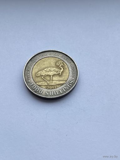 1000 шиллингов 2012 г., Уганда