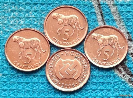 Мозамбик 5 центов, UNC. Гипарт. Новогодняя ликвидация!
