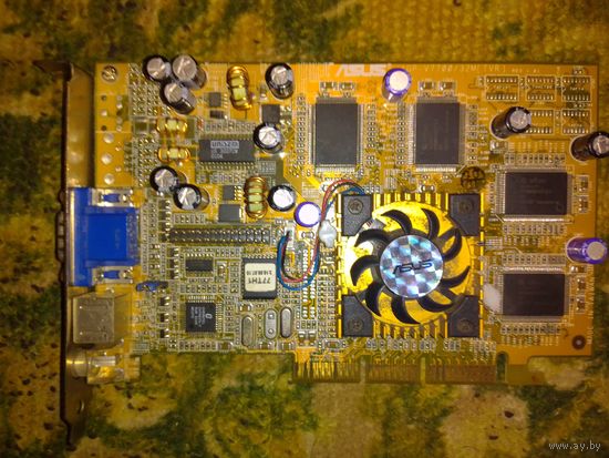 Видеокарта ASUS V7700 (NVIDIA GeForce2 GTS), под AGP