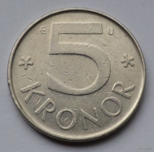 Швеция, 5 крон 1982 г.