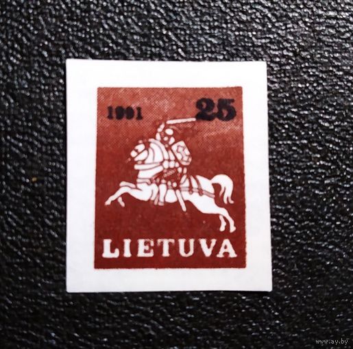 Марка Литва 1991 год Стандарт