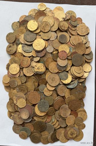 Монеты 1,2,3,5 с 1926 по 1957 - 700 штук сборный лот