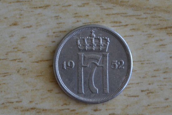 Норвегия 10 эре 1953,54,57