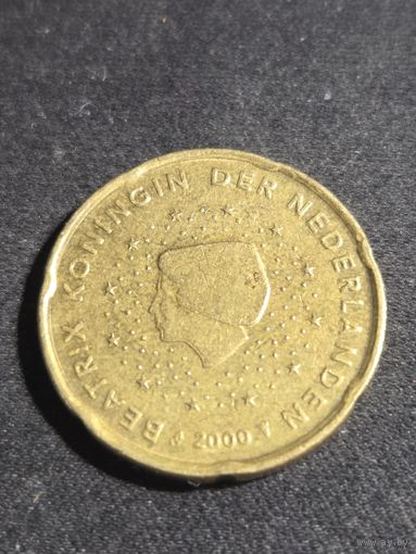 Нидерланды 20 евроцентов 2000