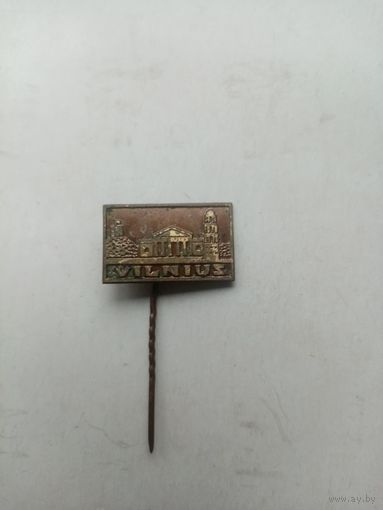 Знак Вильнюс (латунь)