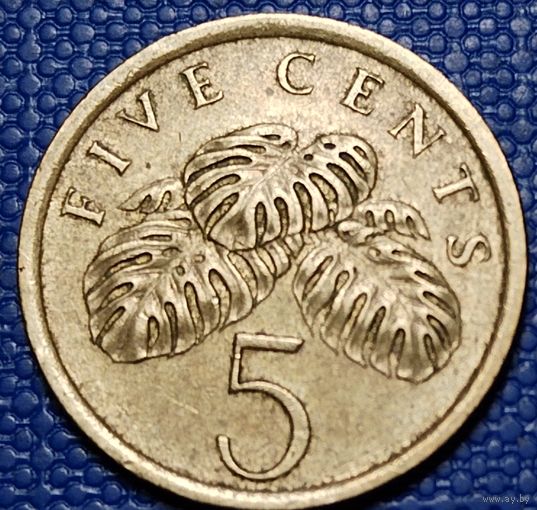 Сингапур 5 центов 1986 г.