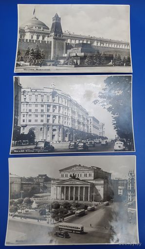 Москва, 1954 г. Три фото