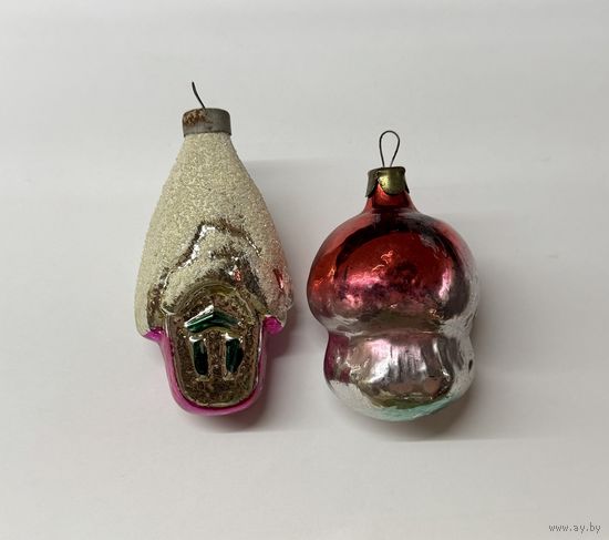 Елочные игрушки Гриб боровик домик СССР каталог цена за все К.7