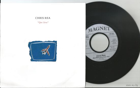 CHRIS REA - Que Sera (Re-recorded '88)/ Down Under Mix (GERMANY винил сингл 1988)