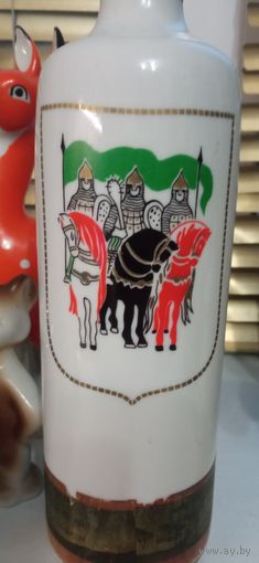 ШТОФ ТРИ БОГАТЫРЯ ЛФЗ ОРИГИНАЛ  .  Распродажа Коллекции !!! . Экспресс  Аукцион не с рубля без МПЦ и прочего  .Много лотов в продаже .