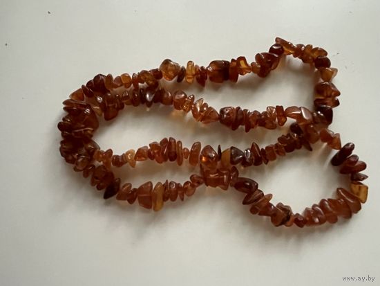 Бусы янтарь 4