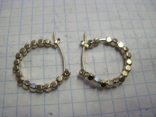 Серьги с рубля!