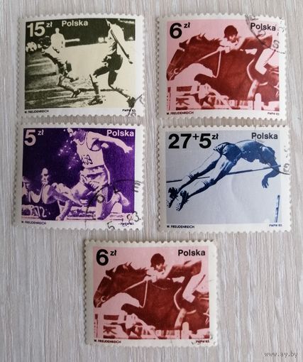 Польша 1983г. Спорт. Цена за все.