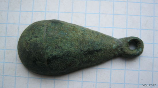 Привеска старинная. Бронза, литье.