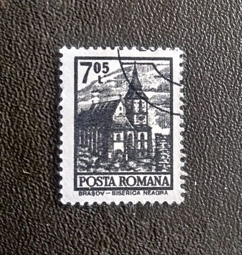 Марка Румыния 1972 год Стандарт Архитектура
