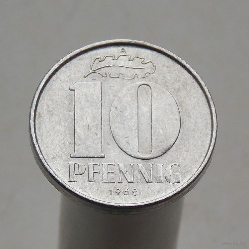 ГДР 10 пфеннигов 1968
