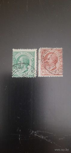 Италия. Виктор Эммануил. 1906г. гашеная