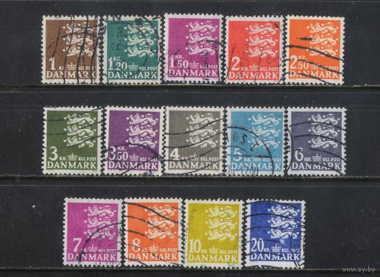 Дания 1946-86 Герб Стандарт #289-91,400,402,483-4,526-7,625-6,659,685,854