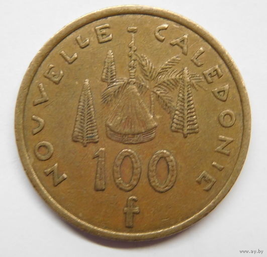 Новая Каледония 100 франков 2003г   (1)