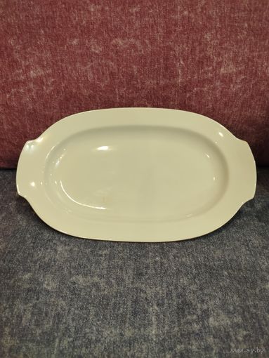 Огромное керамическое блюдо. ГДР. 70-е гг. Клеймо Кахла. KAHLA .