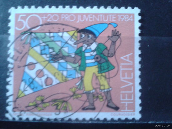 Швейцария 1984 Пиноккио, персонаж сказки