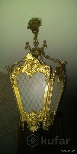 Люстра фонарь ретро пара