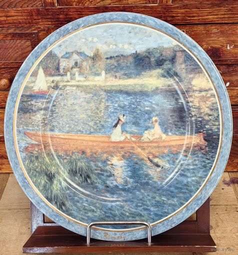 Настенное блюдо Goebel Artis orbis с изображением картины Августа Ренуар
