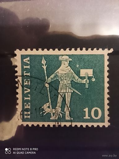 Швейцария 1960, почтальон