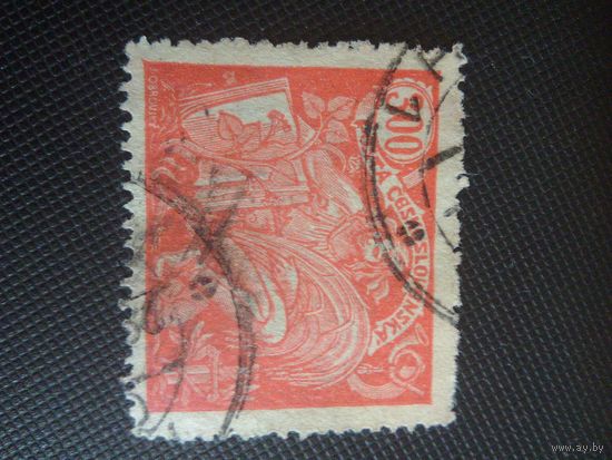 Чехословакия. Аллегория. 1920г. гашеная