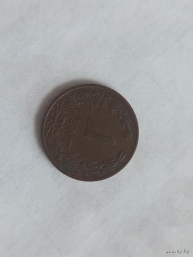 1 цент нидерланды 1901