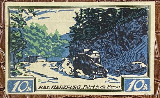 Нотгельд 10 пфеннигов 1921 год. Брауншвейг,. Веймарская республика