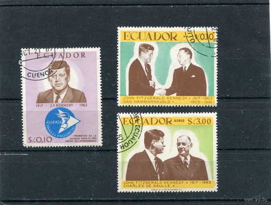 Эквадор. 50 лет президенту США Джону Кеннеди