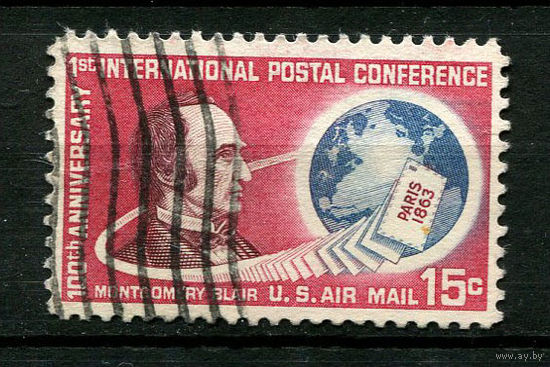 США - 1963 - Монтгомери Блэр - [Mi. 840] - полная серия - 1 марка. Гашеная.  (Лот 49BO)