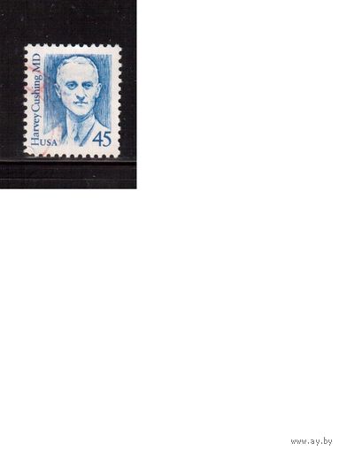 США-1988 (Мих.1984) ,гаш,  Стандарт, Личности(2)
