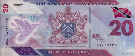 Тринидад и Тобаго 20 долларов 2020 (UNC)