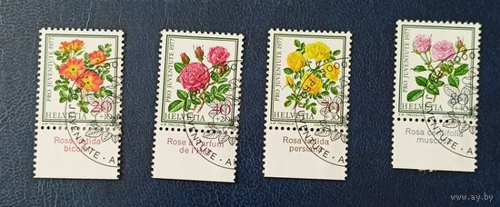 Швейцария 1977 флора полная серия