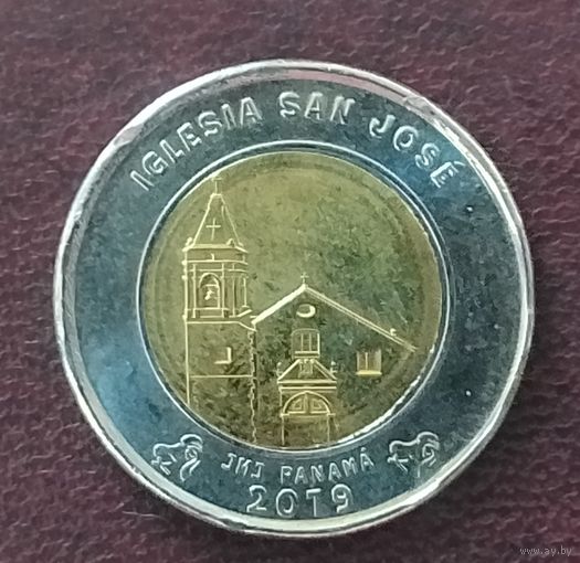 Панама 1 бальбоа, 2019 Собор Иглесия Сан-Хосе