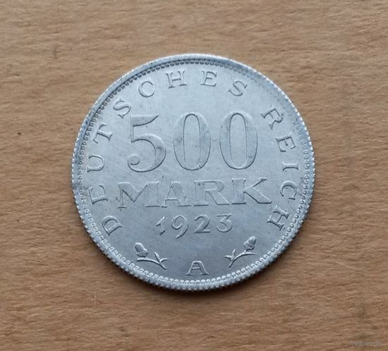 Германия (Веймар), 500 марок 1923 г., А