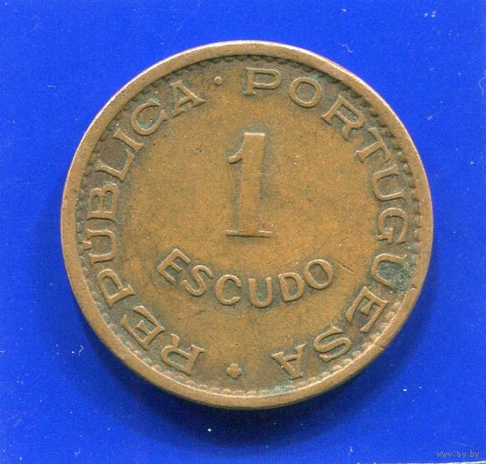 Мозамбик 1 эскудо 1973 , Португальская Колония