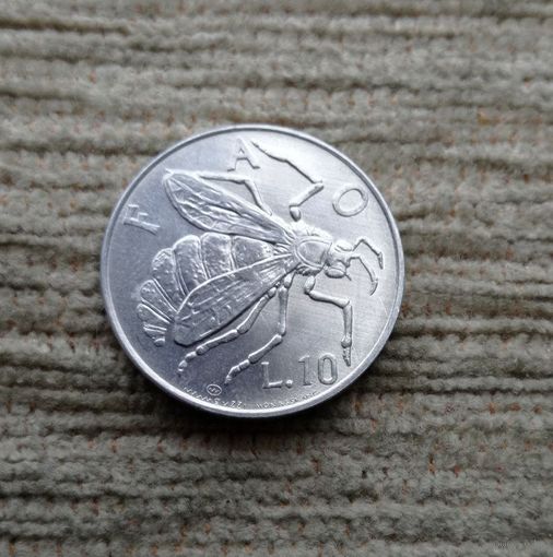 Werty71 Сан Марино 10 лир 1974 ФАО Пчела