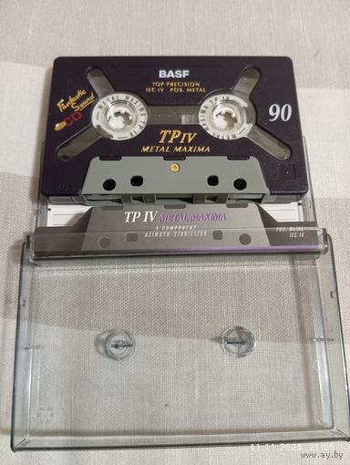 Аудиокассета BASF Metal Maxima TP IV 90 TOP metal
