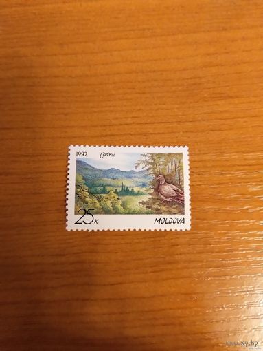 1992 Молдова фауна птицы чистая MNH** выпускалась одиночкой (р-1)
