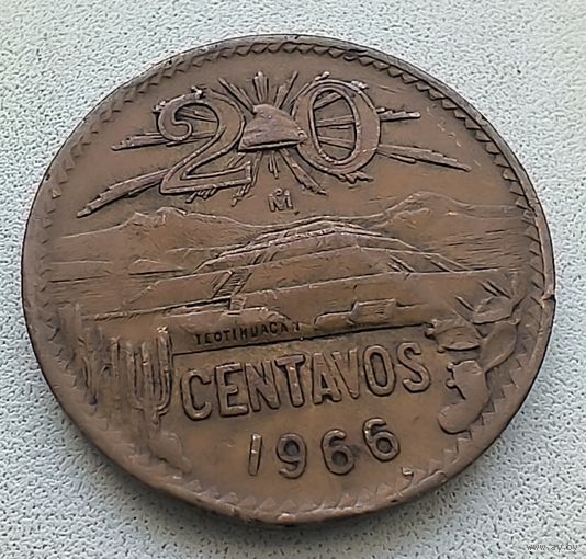 Мексика 20 Сентаво 1966 6-9-12