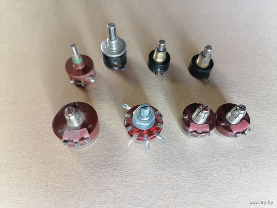 Резисторы, потенциометр винтажные б/у