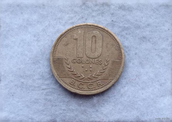 Werty71 Коста Рика 10 колонов 1997